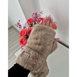 Rękawiczki z futerkiem fango