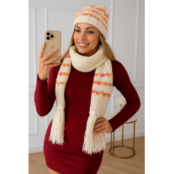 Komplet wełniany czapka i...