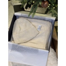 Komplet kaszmirowy czapka...