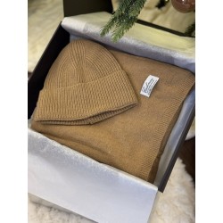 Komplet kaszmirowy czapka...