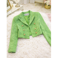 Marynarka z guzikami zielona
