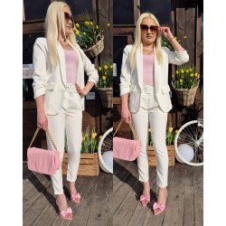 Garnitur damski biały...