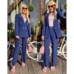 Garnitur damski granatowy...