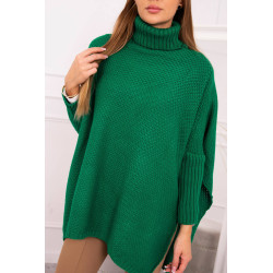 Sweter oversize zielony