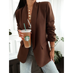 Marynarka brązowa czekoladowa