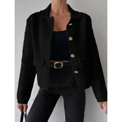 Jesienny dzianinowy żakiet...